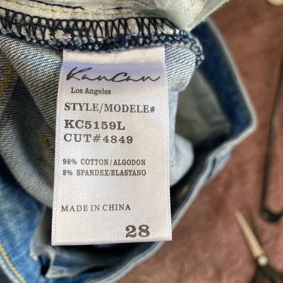 KanCan High Rise light Wash Jeans Size 28 - Picture 5 of 8